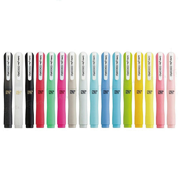 Kuretake Zig Cocoiro Letter Pen Body (Body Only, Refill Sold Separately) - - Brush Pens - Bunbougu
