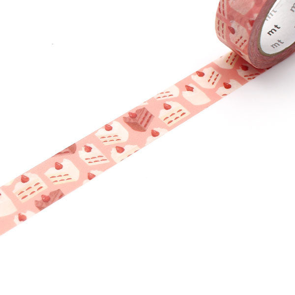 Mt Masking Tape x Maruichikyu Limited Edition Washi Tape - Layered Cake - 15 mm x 7 m - - Washi Tapes - Bunbougu