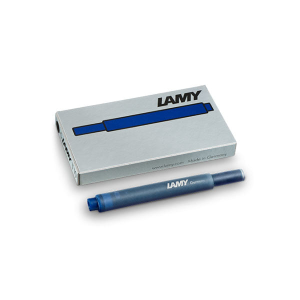 Lamy T10 Ink Cartridges - 5 Cartridges - Blue Black - - Ink Cartridges - Bunbougu