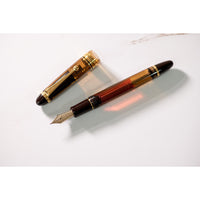 Pilot Custom 823 Fountain Pen Gift Set - Clear - 14k Gold - - Fountain Pens - Bunbougu