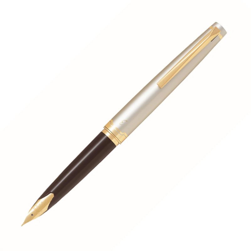 Pilot Elite E95S Fountain Pen - Deep Red - 14k Gold - Medium Nib - - Fountain Pens - Bunbougu